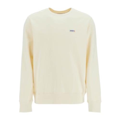 Vintage Crewneck Sweatshirt Autry , Beige , Heren