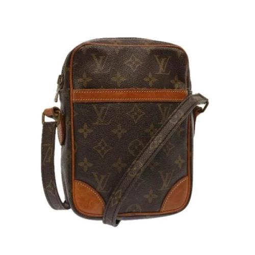 Pre-owned Canvas louis-vuitton-bags Louis Vuitton Vintage , Brown , Da...