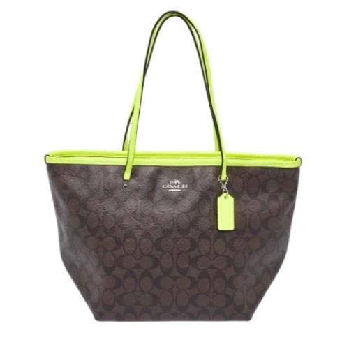 Pre-owned Canvas handbags Coach Pre-owned , Multicolor , Dames