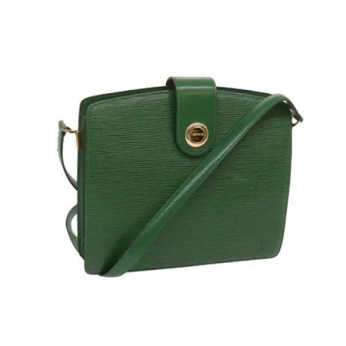 Pre-owned Leather louis-vuitton-bags Louis Vuitton Vintage , Green , D...