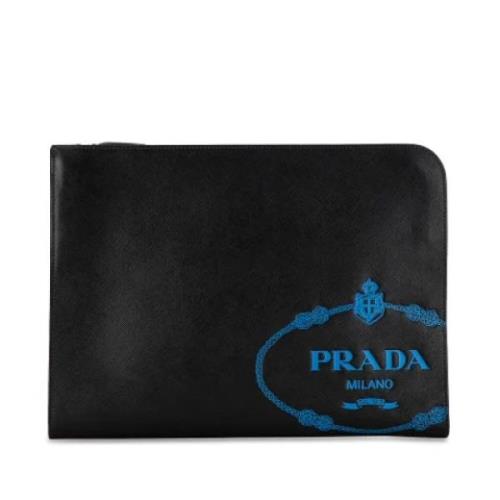 Pre-owned Leather prada-bags Prada Vintage , Black , Dames