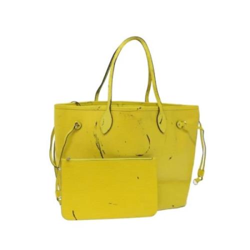 Pre-owned Leather louis-vuitton-bags Louis Vuitton Vintage , Yellow , ...