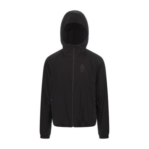 Zwarte Bisson Hoodie Jas Moncler , Black , Heren