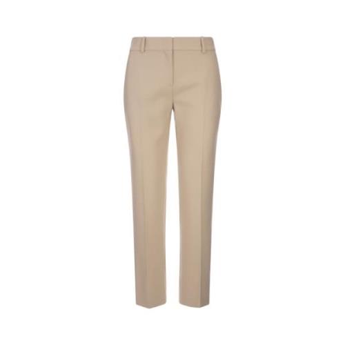 Bruine Rechte Wollen Broek Ermanno Scervino , Brown , Dames