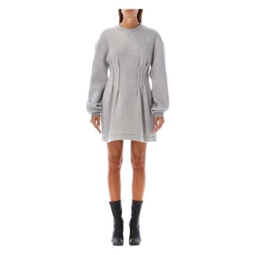 Lichtgrijs Zandloper Jurk Buitenkleding JW Anderson , Gray , Dames