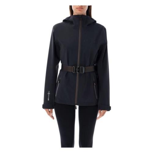 Zwarte Fex Jas Buitenkleding Aw24 Moncler , Black , Dames