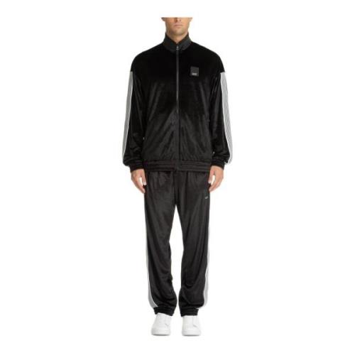 Effen Rits Tracksuit met Logo Detail Emporio Armani EA7 , Black , Here...