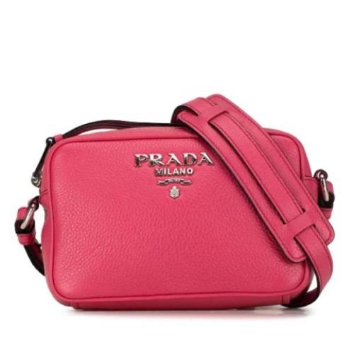 Pre-owned Leather prada-bags Prada Vintage , Pink , Dames