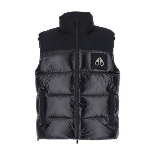 Zwarte Victory Peak Vest Jas Moose Knuckles , Black , Heren