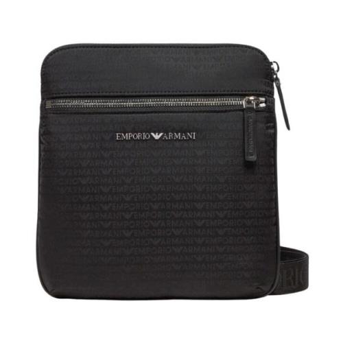 Stijlvolle Crossbody Tas Emporio Armani , Black , Heren