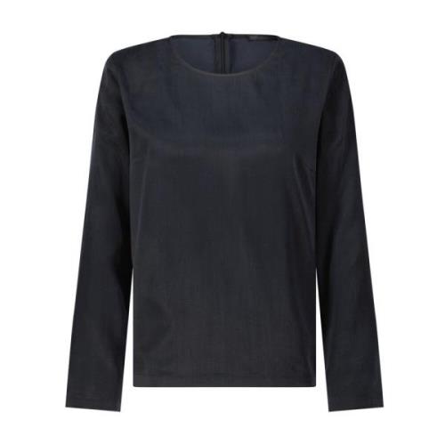 Elegante Langarmshirt Vyrona Drykorn , Black , Dames