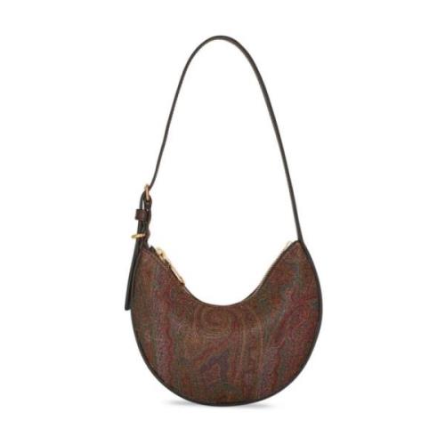 Bruine tassen met leren details Etro , Brown , Dames