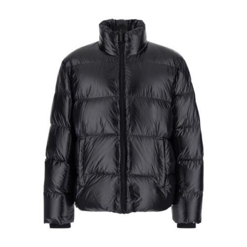 Zwarte Kings Puffer Jas Moose Knuckles , Black , Heren