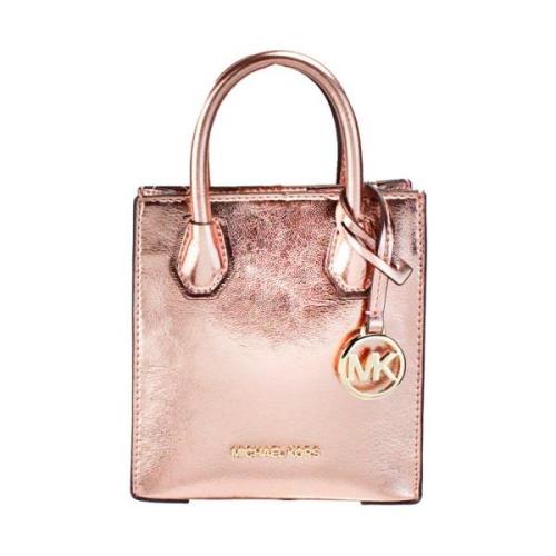 Primrose Metallic Crossbody Shopper Tas Michael Kors , Pink , Dames