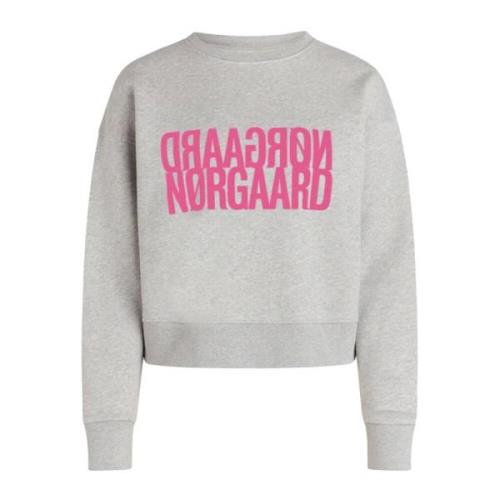 Lichtgrijs Mel Sweatshirt Mads Nørgaard , Gray , Dames