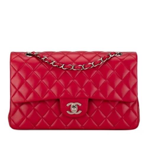 Pre-owned Leather shoulder-bags Chanel Vintage , Red , Dames