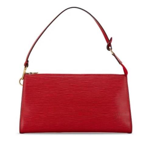 Pre-owned Leather louis-vuitton-bags Louis Vuitton Vintage , Red , Dam...