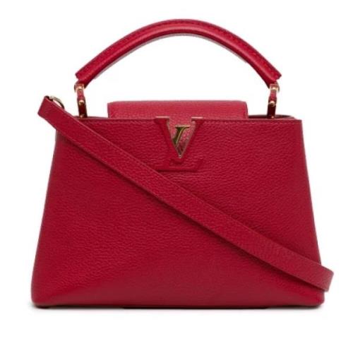 Pre-owned Leather louis-vuitton-bags Louis Vuitton Vintage , Red , Dam...