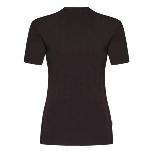 Bruine Turtleneck Top met Korte Mouwen Remain Birger Christensen , Bro...