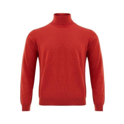 Elegante Rode Wollen Trui Ferrante , Red , Heren