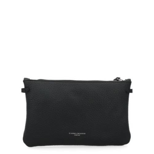 Stijlvolle Hermy Nero-Castoro Handtas Gianni Chiarini , Black , Dames