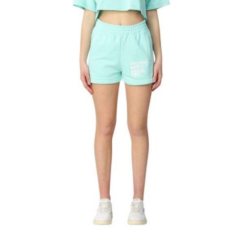 Chique Groene Katoenen Shorts Pharmacy Industry , Green , Dames