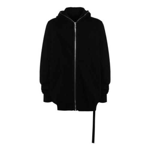 Zwarte Hoodie Sweater Jumbo Gimp Rick Owens , Black , Heren