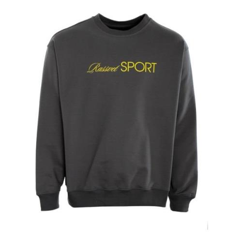 Sportieve Sweatshirt met Print Rassvet , Gray , Heren