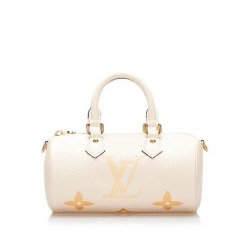 Pre-owned Leather louis-vuitton-bags Louis Vuitton Vintage , Beige , D...