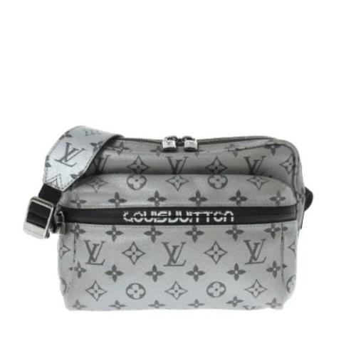 Pre-owned Canvas crossbody-bags Louis Vuitton Vintage , Gray , Dames