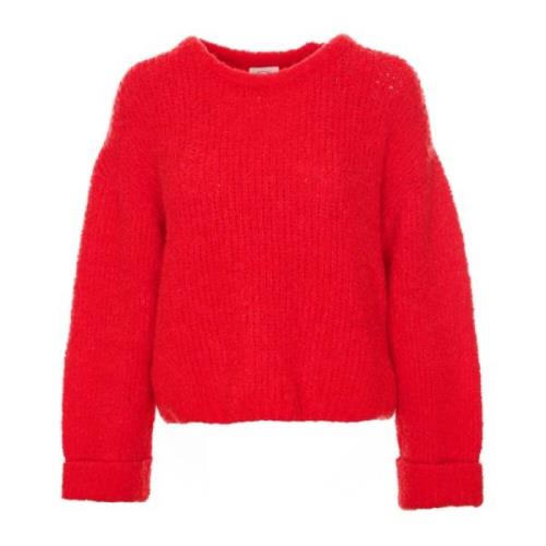 Zolly Gebreide Trui American Vintage , Red , Dames