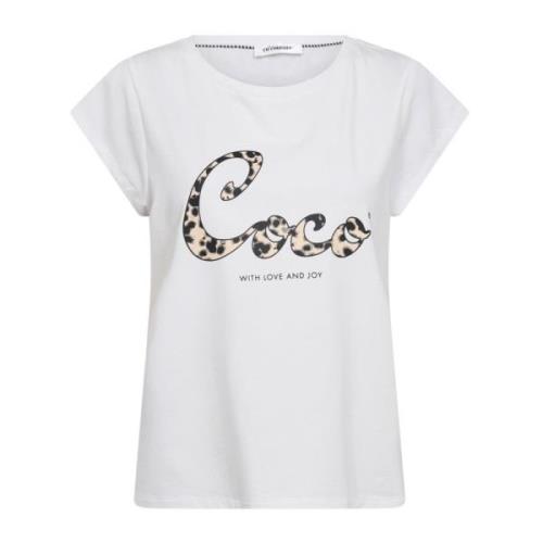 Leocc Coco Tee Top - Wit Co'Couture , White , Dames