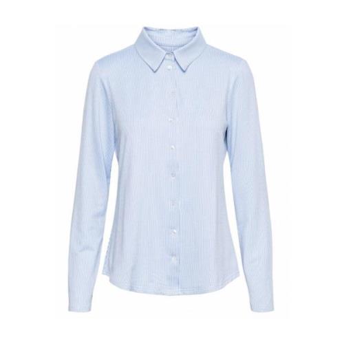 Gestreepte Blouse Lotte Stripe &Co Woman , Blue , Dames