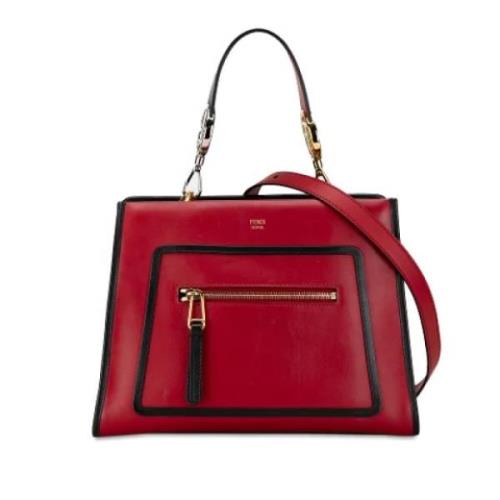 Pre-owned Leather fendi-bags Fendi Vintage , Red , Dames