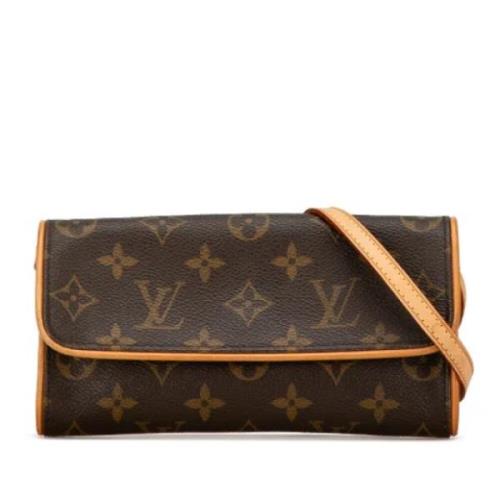 Pre-owned Canvas crossbody-bags Louis Vuitton Vintage , Brown , Dames