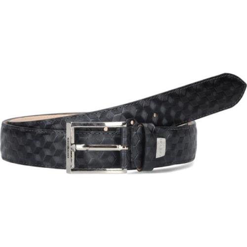 Heren Leren Riem Stijlvol Grijs Giorgio , Gray , Heren