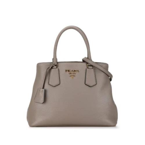 Pre-owned Leather prada-bags Prada Vintage , Brown , Dames