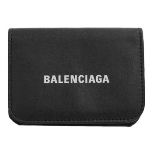 Pre-owned Leather wallets Balenciaga Vintage , Black , Dames