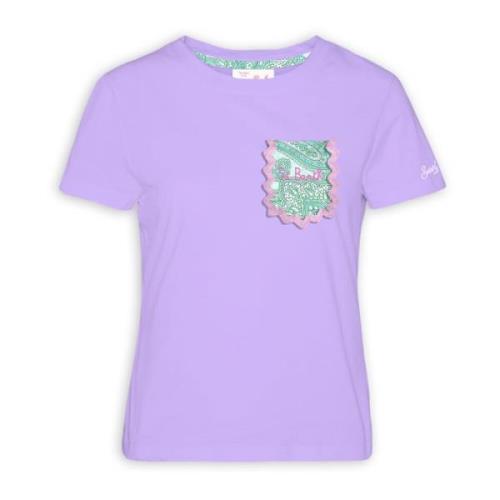 Stijlvolle T-shirts en Polos MC2 Saint Barth , Purple , Dames