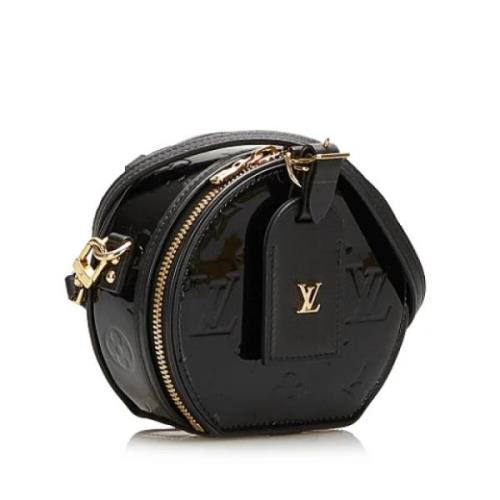 Pre-owned Leather crossbody-bags Louis Vuitton Vintage , Black , Dames