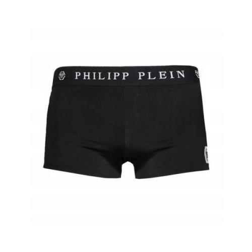 Elegante Heren Boxer Zwembroek Philipp Plein , Black , Heren