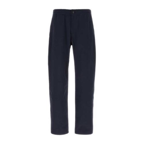 Midnight Blue Chuck Katoenen Broek A.p.c. , Blue , Heren