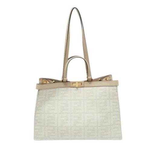 Pre-owned Canvas totes Fendi Vintage , Beige , Dames