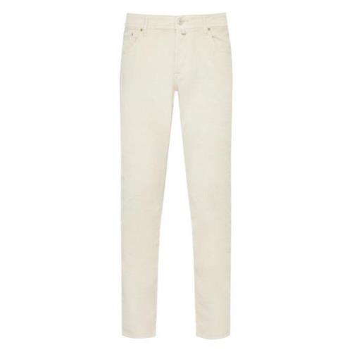 Corduroy broek met binnen details Jacob Cohën , White , Heren