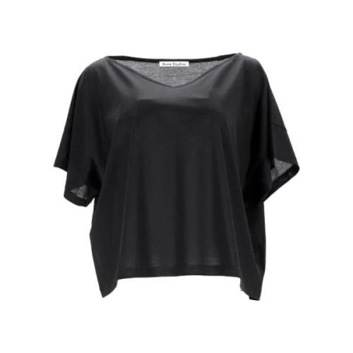 Pre-owned Cotton tops Acne Studios Pre-owned , Black , Dames