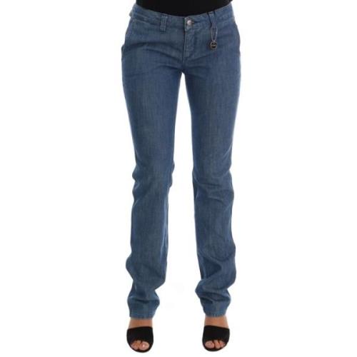 Super Slim Blue Wash Jeans Costume National , Blue , Dames