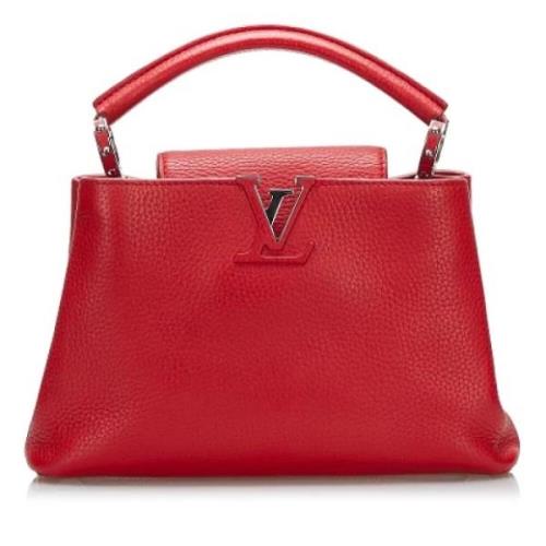 Pre-owned Leather louis-vuitton-bags Louis Vuitton Vintage , Red , Dam...