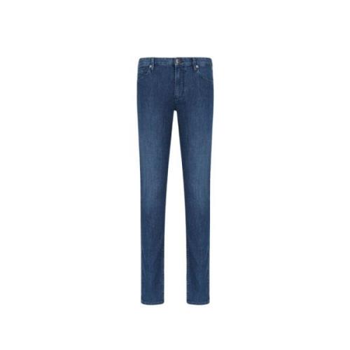 Klassieke Denim Jeans Emporio Armani , Blue , Heren