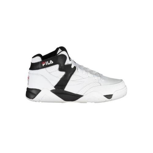 Sportieve High-Top Sneakers met Contrastdetails Fila , White , Heren