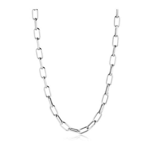 Rhodium Link Capri Sterling Zilver Sif Jakobs Jewellery , Gray , Dames